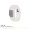 Silicone Personalized Wristbands with Digital Watch