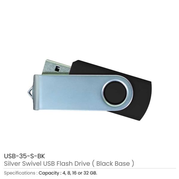 Promotional Swivel USB | Logo Branding on USB