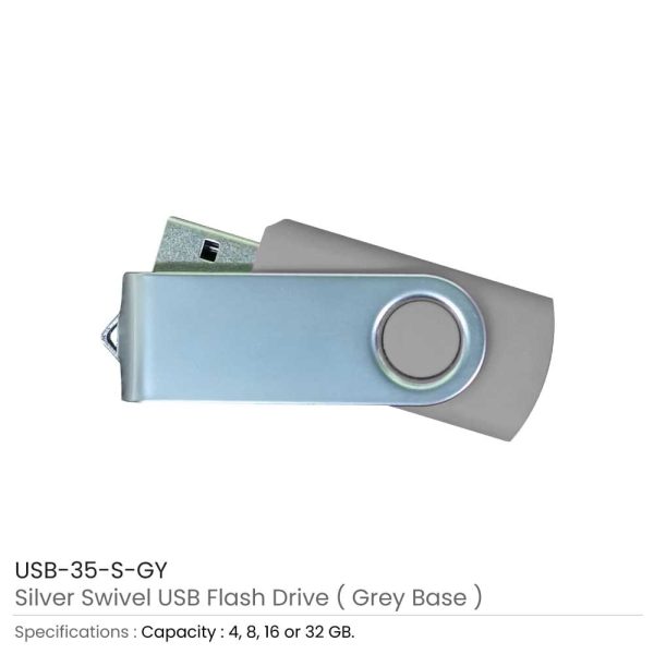 Promotional Swivel USB | Logo Branding on USB