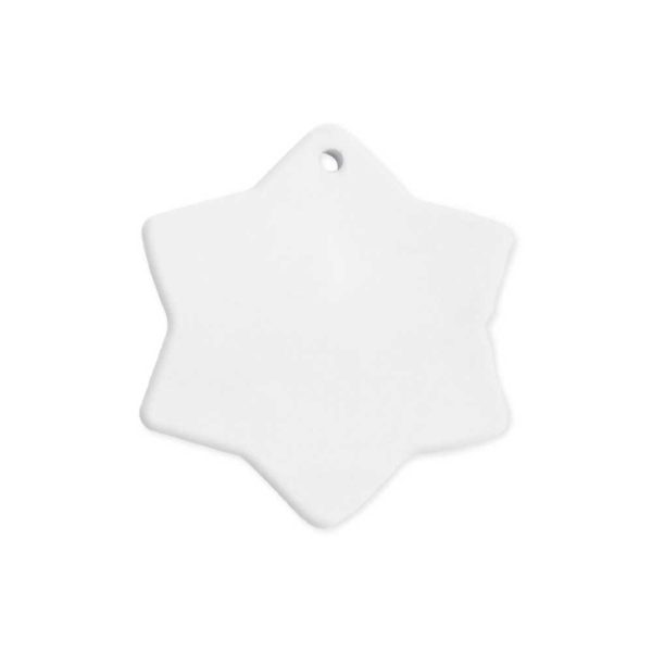 Ceramic Snowflake Ornaments