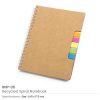 Branded Spiral Notebooks with Sticky Note and Pen
