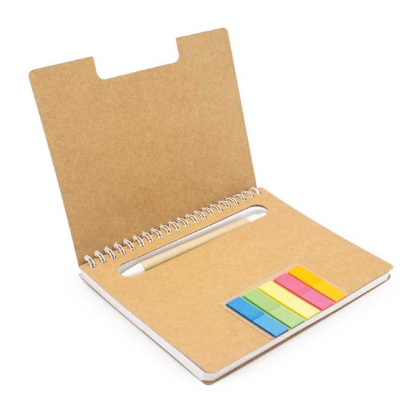 Branded Spiral Notebooks with Sticky Note and Pen