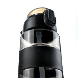 Eco-friendly Sports Bottles with Straw, 700ml in rPET Material