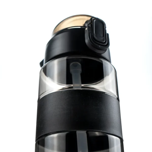 Eco-friendly Sports Bottles with Straw, 700ml in rPET Material
