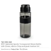 Eco-friendly Sports Bottles with Straw, 700ml in rPET Material