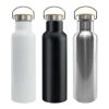 Stainless Steel Bamboo Flask