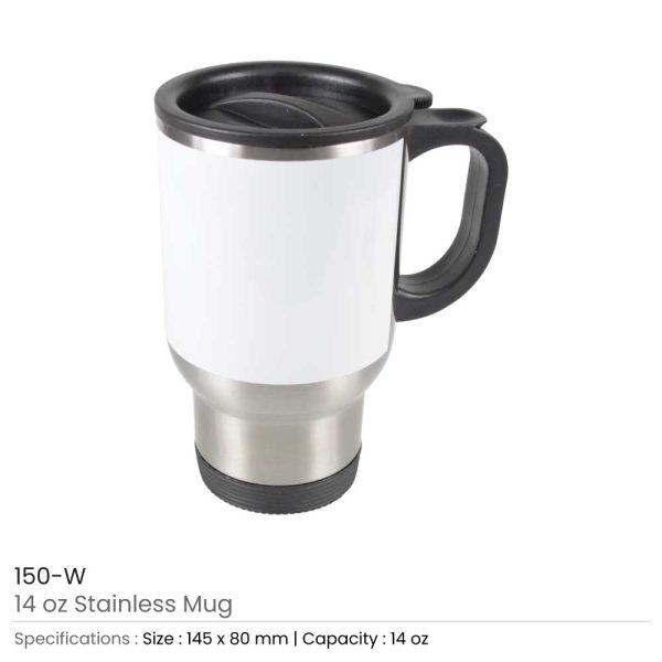Stainless Steel Printed Mugs Dubai