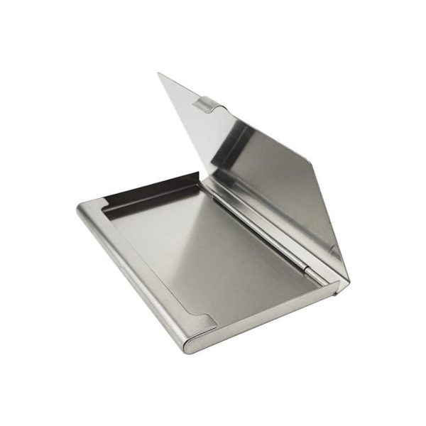Steel Business Branded Cardholder