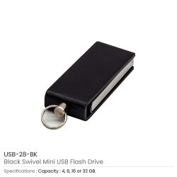 Mini Swivel USB | Small USB with Key Ring