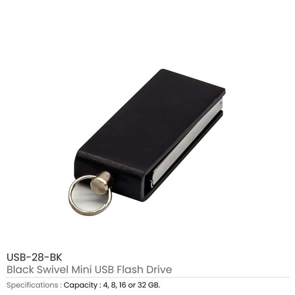 Mini Swivel USB | Small USB with Key Ring
