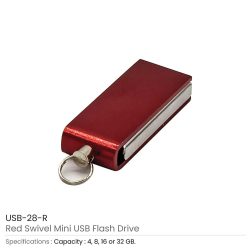 Mini Swivel USB | Small USB with Key Ring