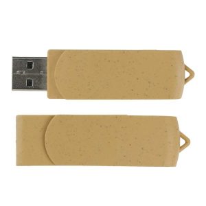 Wheat Straw Swivel USB