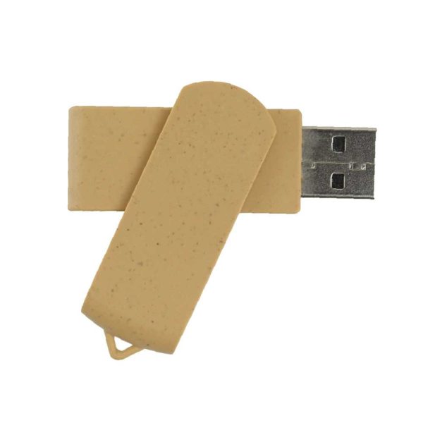 Wheat Straw Swivel USB