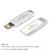 Thin White USB | Promotional Logo USB Flash