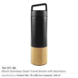 Travel Bottles with Bamboo