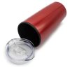 Double-Wall Travel Mugs with Clear Lid