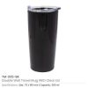 Double-Wall Travel Mugs with Clear Lid