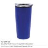 Double-Wall Travel Mugs with Clear Lid