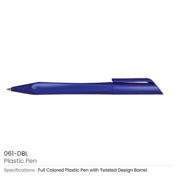 Twisted-Design-Plastic-Pen-061-DBL-600x600-1.jpg Promotional Twisted Design Plastic Pen