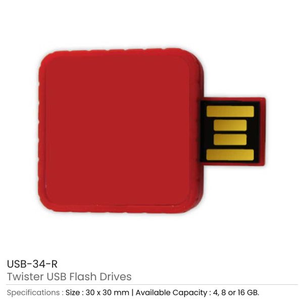 Twister USB | Digital Printing on USB | Promo USB - Image 7