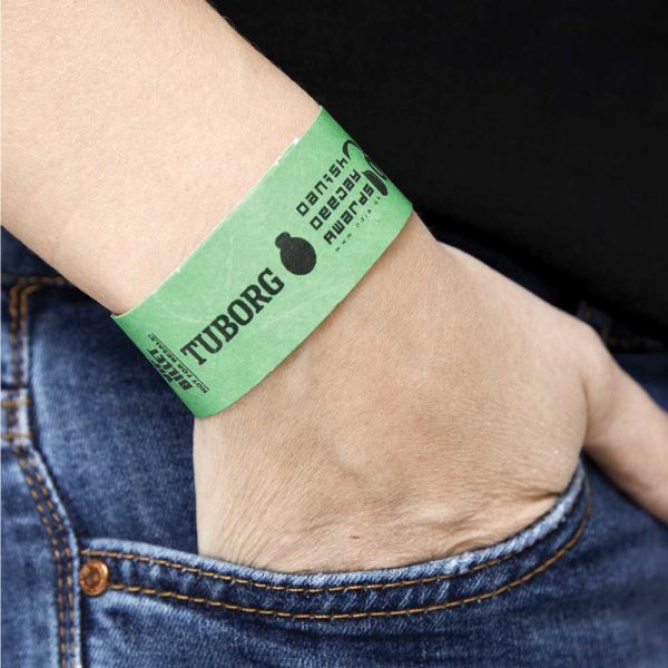 Tyvek Printed Wristbands