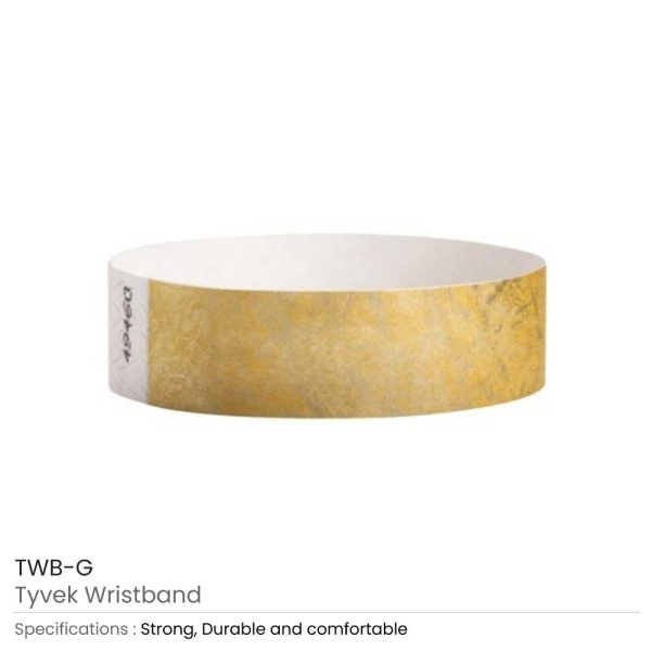 Tyvek Printed Wristbands