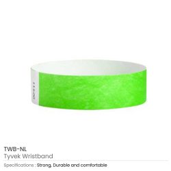 Tyvek Printed Wristbands