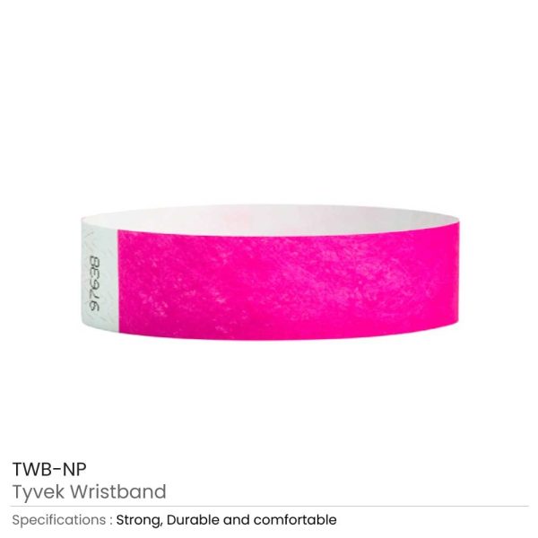 Tyvek Printed Wristbands