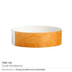 Tyvek Printed Wristbands