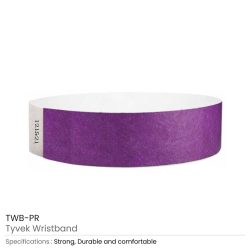 Tyvek Printed Wristbands