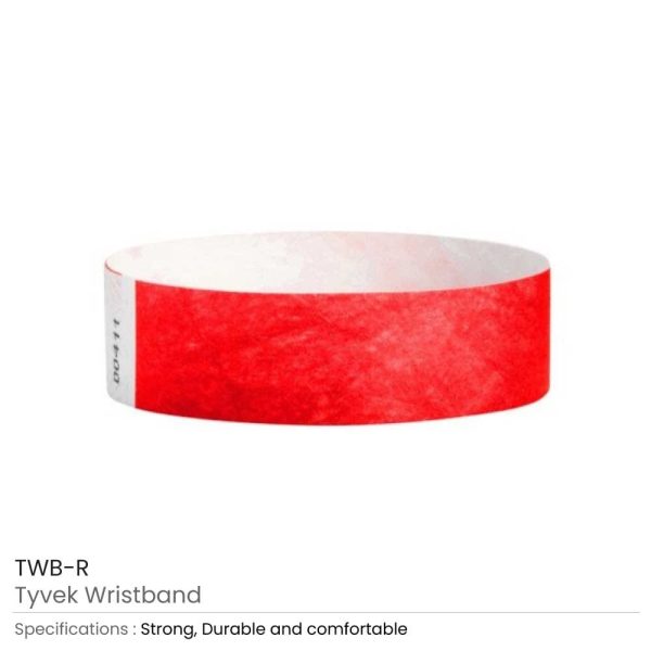 Tyvek Printed Wristbands