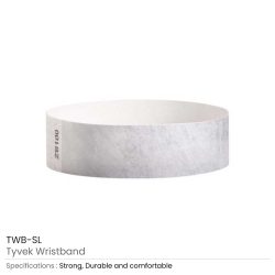 Tyvek Printed Wristbands