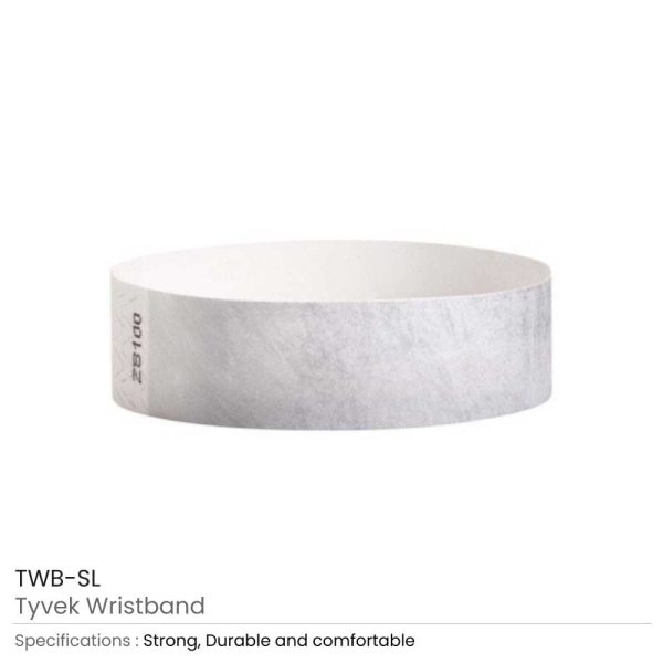 Tyvek Printed Wristbands