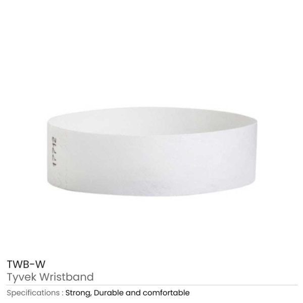 Tyvek Printed Wristbands