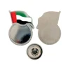 UAE Flag Design Badges with Magnet Attachment