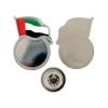 UAE Flag Design Badges with Magnet Attachment
