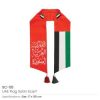 UAE Flag Satin Printed Scarf