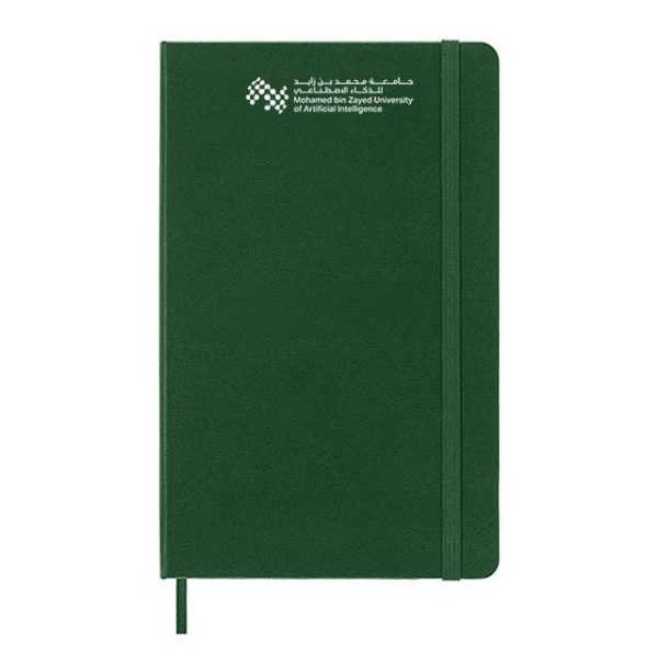 UAI-OW-208-MBZUAI-Moleskine-Large-Hardcover-Ruled-Notebook-Myrtle-Greenuniqued10419b MBZUAI Moleskine Large Hardcover Ruled Notebook - Myrtle Green