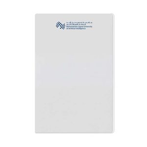 MBZUAI Stone Paper Tree-Free Notebook - White