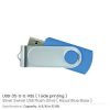 Swivel USB | Promo Flash Drives with 1 Side Print
