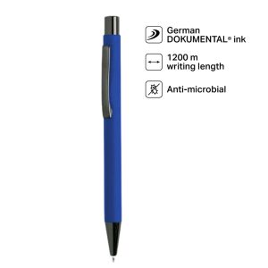 WIMP-262-BILLUND-Giftology-Metal-Ballpen-Blue-Anti-bacterialunique35e510c BILLUND - Giftology Metal Ballpen - Blue (Anti-bacterial)