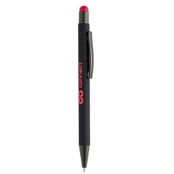WIMP-267-VOJENS-Giftology-Metal-Soft-touch-Ballpen-with-Stylus-Redunique47d0471 VOJENS - Giftology Metal Soft-touch Ballpen with Stylus - Red