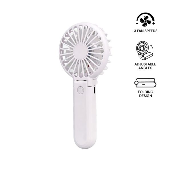 WNFN-9231-ROTO-Rechargeable-Handheld-Fan-with-Foldable-Desk-Stand-White-unique34e6b97 ROTO - Rechargeable Handheld Fan with Foldable Desk Stand - White