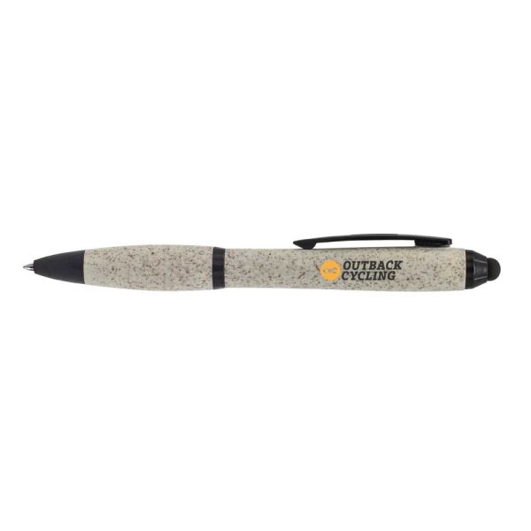 Wheat Straw Eco-Friendly Pen with Stylus