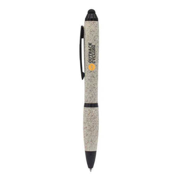 Wheat Straw Eco-Friendly Pen with Stylus