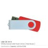 White swivel USB | Promotional White USB Flash