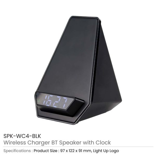 Wireless Charger Speaker Clock