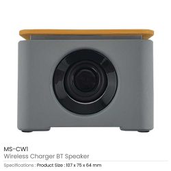 5W Wireless Charger & Bluetooth Speaker Version 5.0