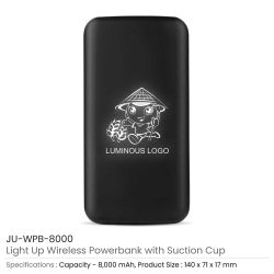 Wireless Power Bank 8000 mAh