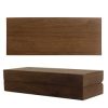 Matte Finish Veneer Wood Material Pen Box